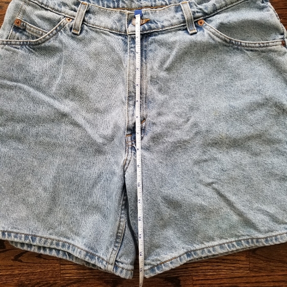 🚫SOLD🚫Levi's▪︎Vintage OrangeTab 967 Denim Shorts - Picture 10 of 14